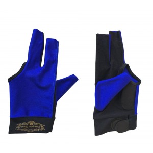 2019 Champion Cut 3 finger Pool Cue Stick Glove- Left hand Predator( Blue )